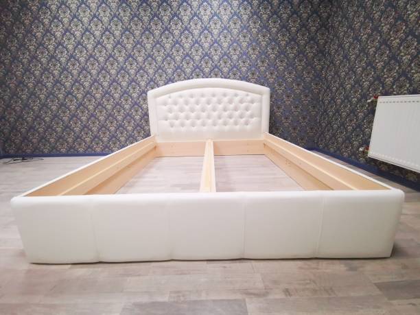 Queen bed frame with storage