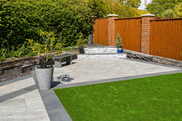 Pavers and Artificial Grass
