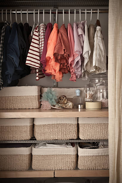 Small closet organization