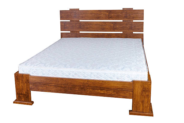 Full size bed frame with headboard